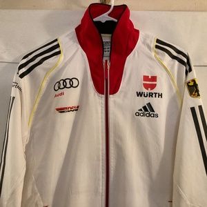 Adidas Germany DSV Audi Wurth Olympic Team Issue windbreaker. Size 10